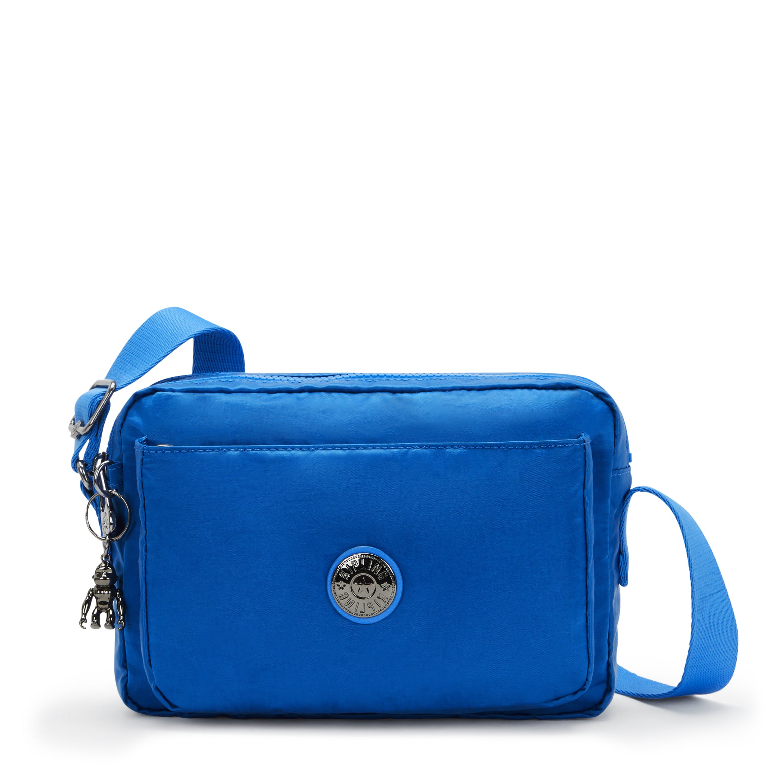KIPLING-Abanu M-Medium crossbody-Satin Blue-I6847-S9H