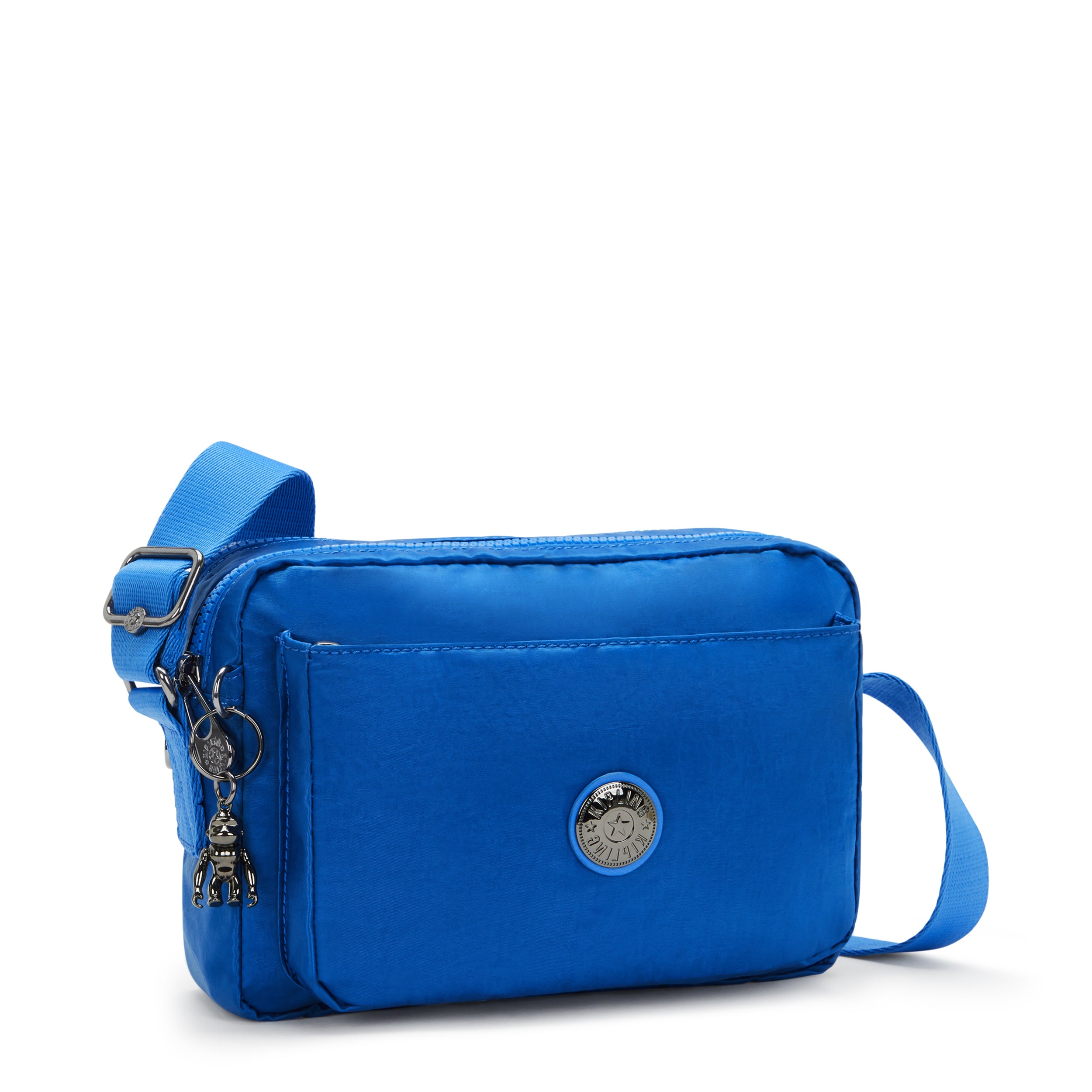 Kipling Abanu M Satin Blue Medium Crossbody Bag C2I6847-S9H