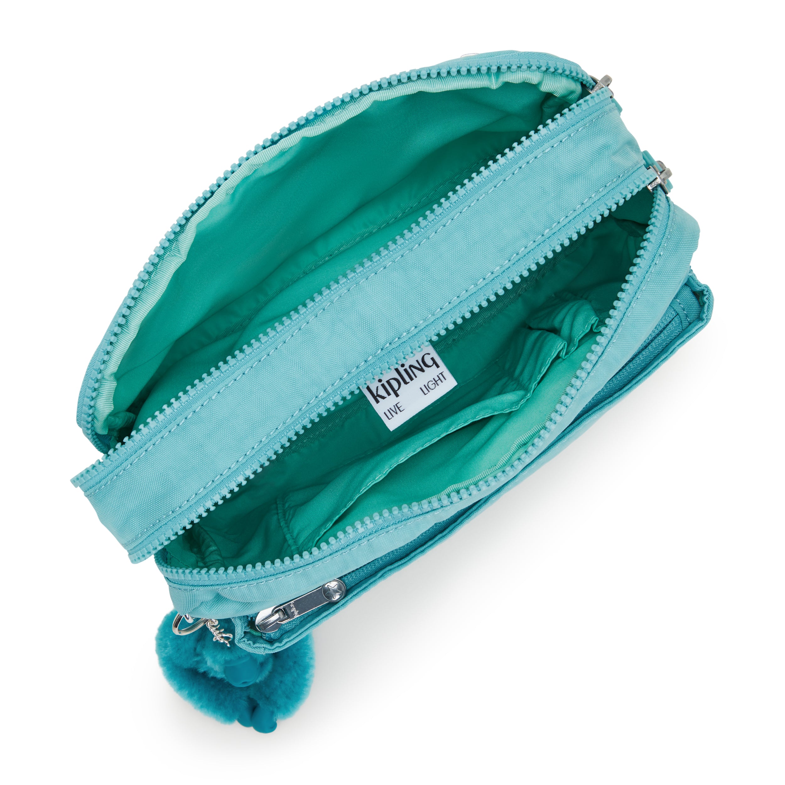 Kipling Abanu M Deepest Aqua Medium Crossbody Bag C2I7076-T6E