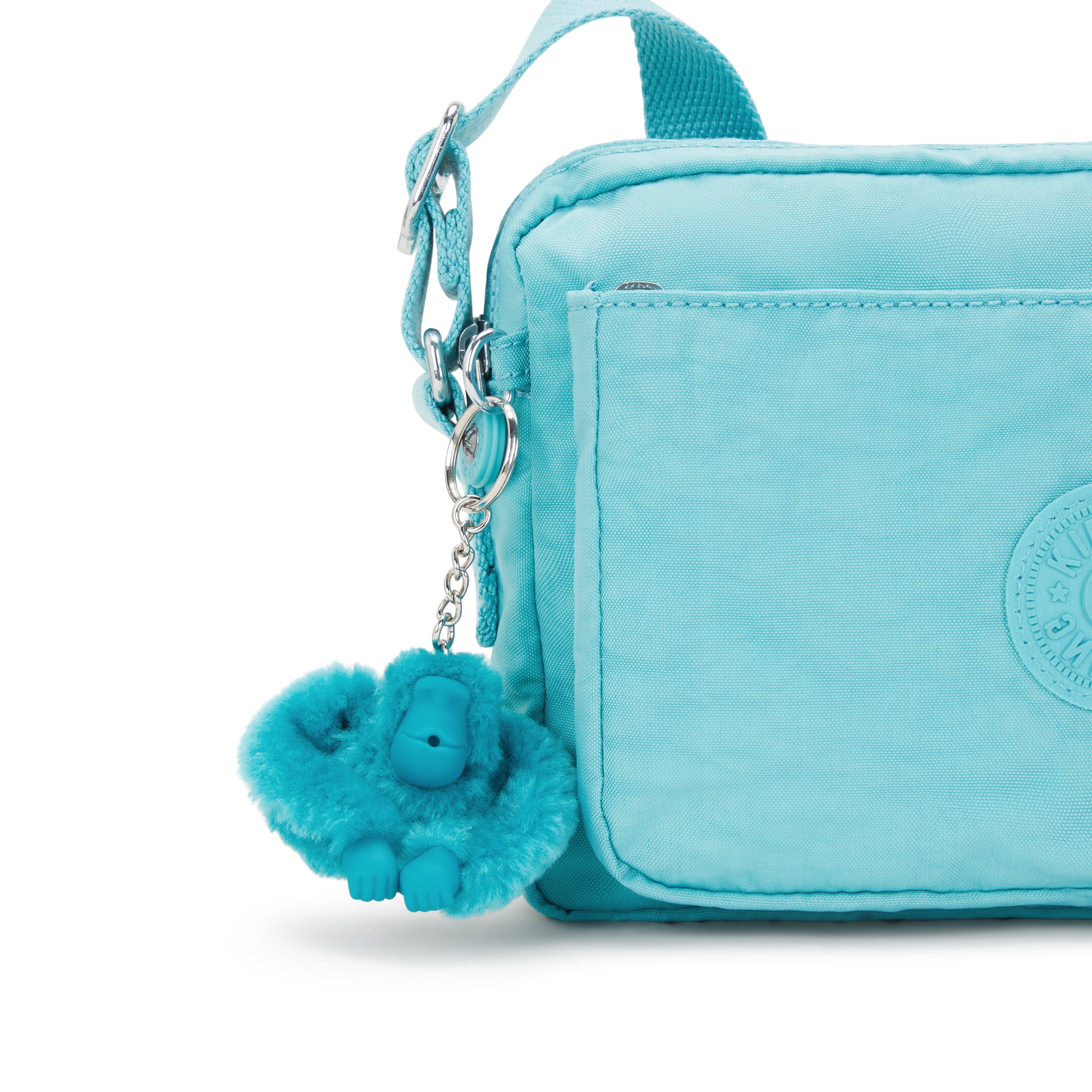 Kipling Abanu M Deepest Aqua Medium Crossbody Bag C2I7076-T6E