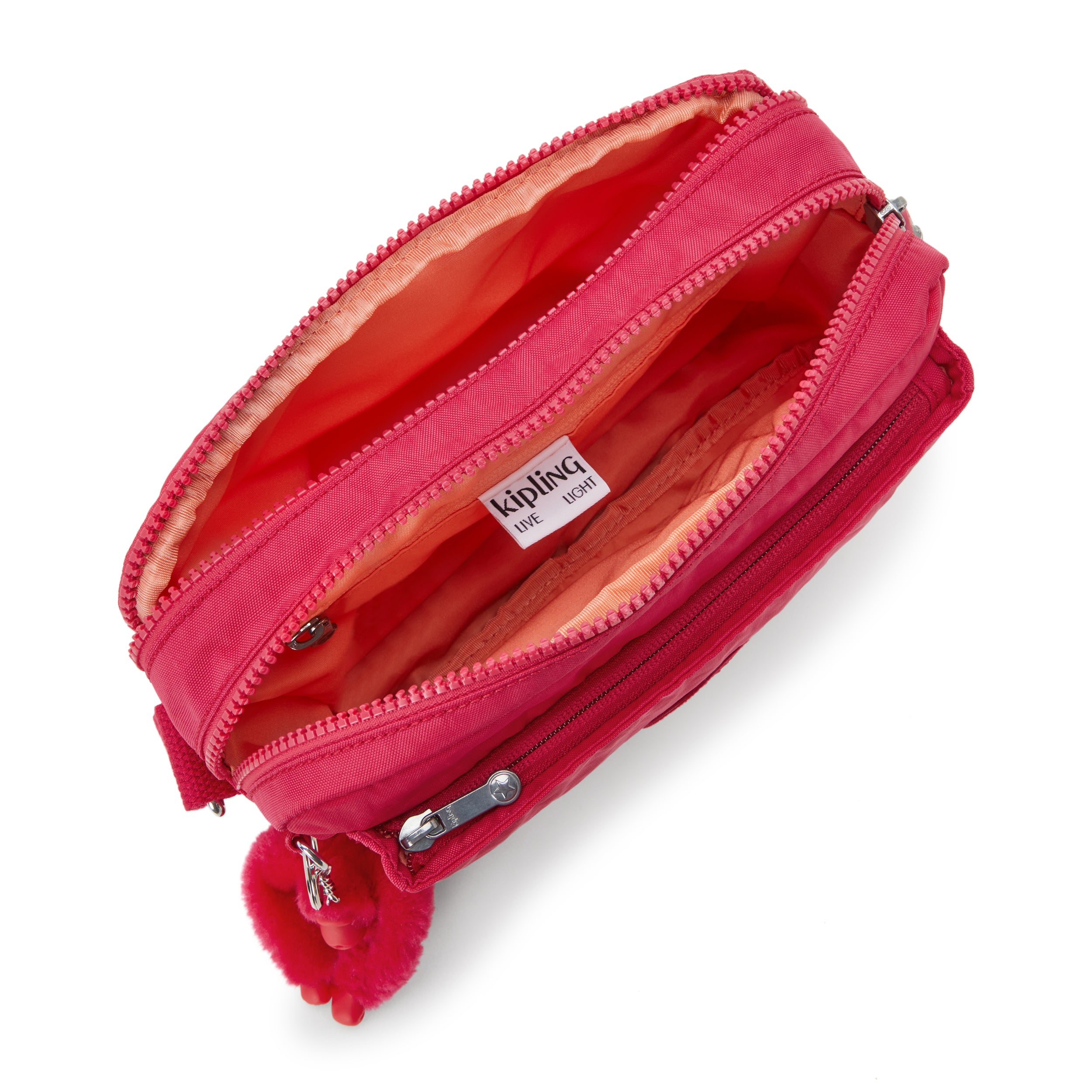 Kipling Abanu M Confetti Pink Medium Crossbody Bag C2I7076-T73