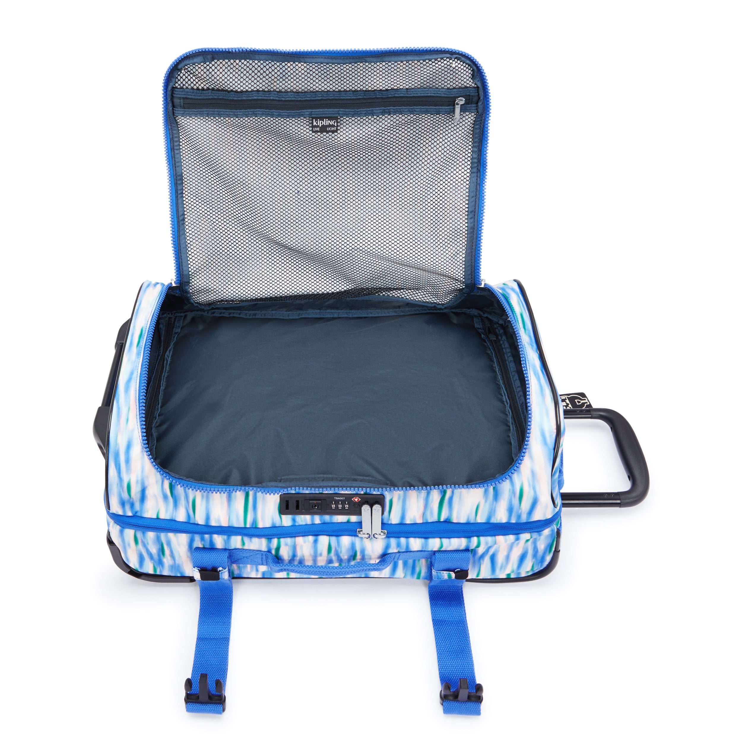 KIPLING-Aviana S-Small wheeled luggage-Diluted Blue-I7428-TX9