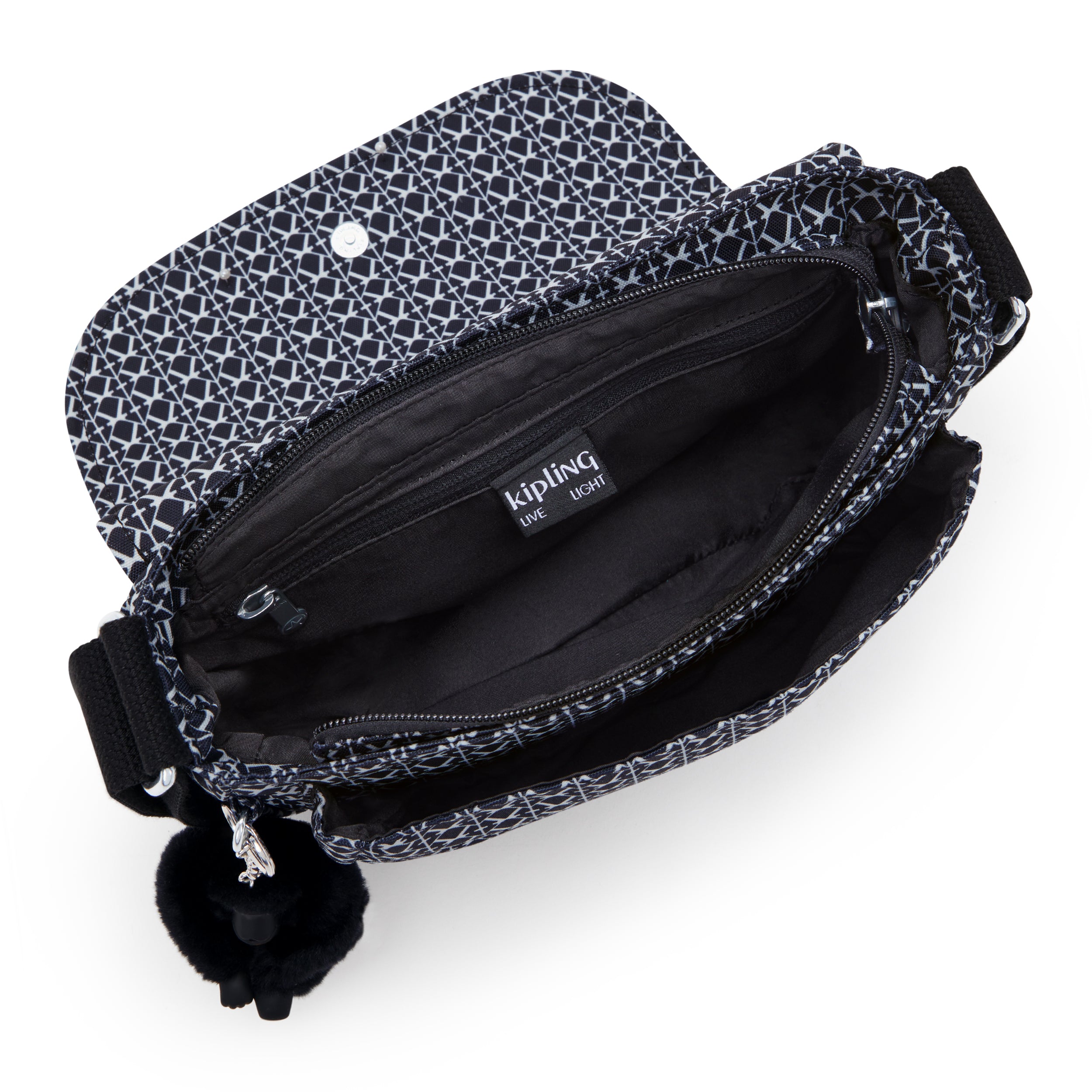 Kipling Loreen M Signature Print Medium Crossbody Bag C2I7601-DD2