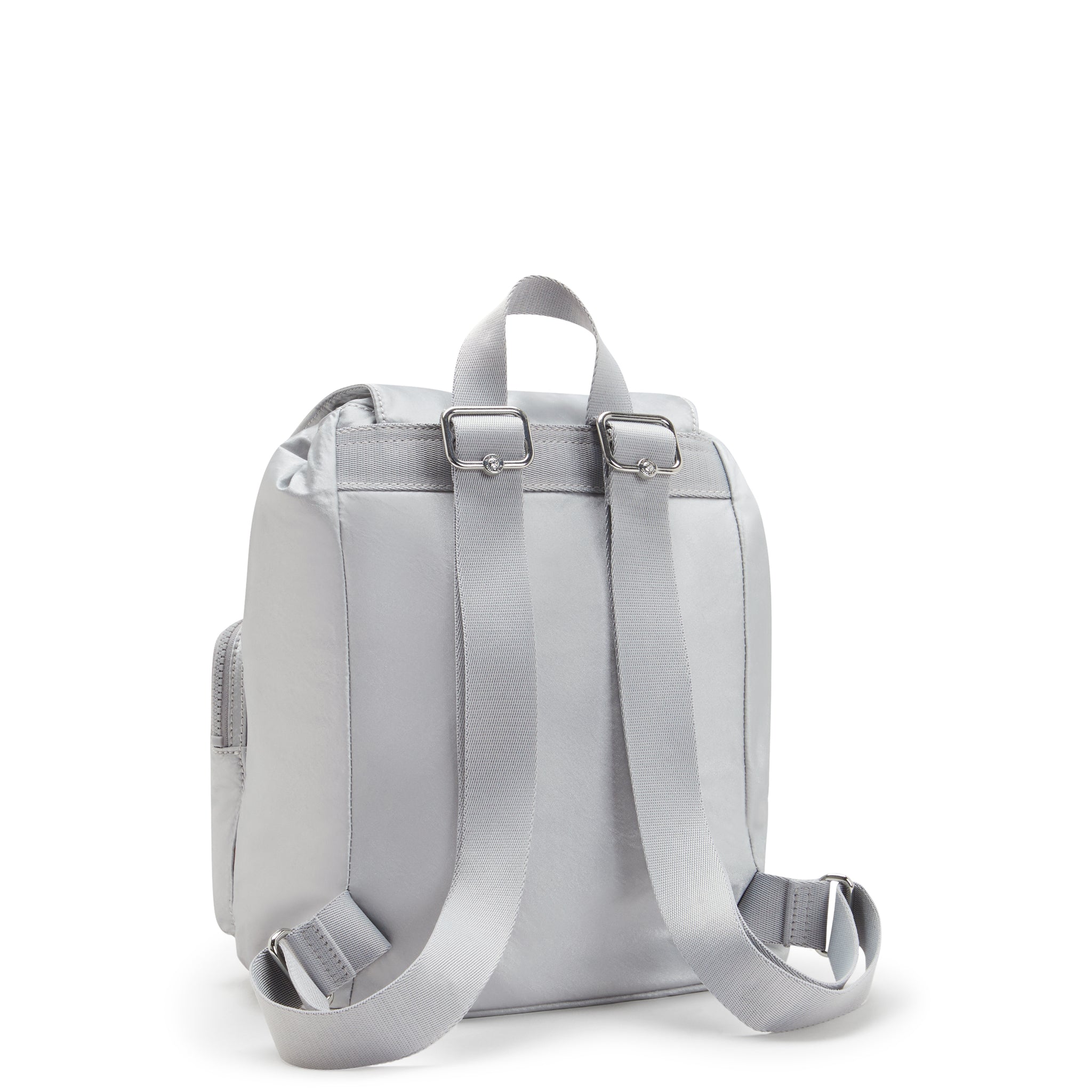 Kipling Anto S Silver Glam Drawstring Backpack C2I7751-K2E