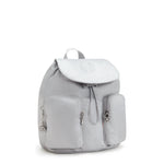 Kipling Anto S Silver Glam Drawstring Backpack C2I7751-K2E