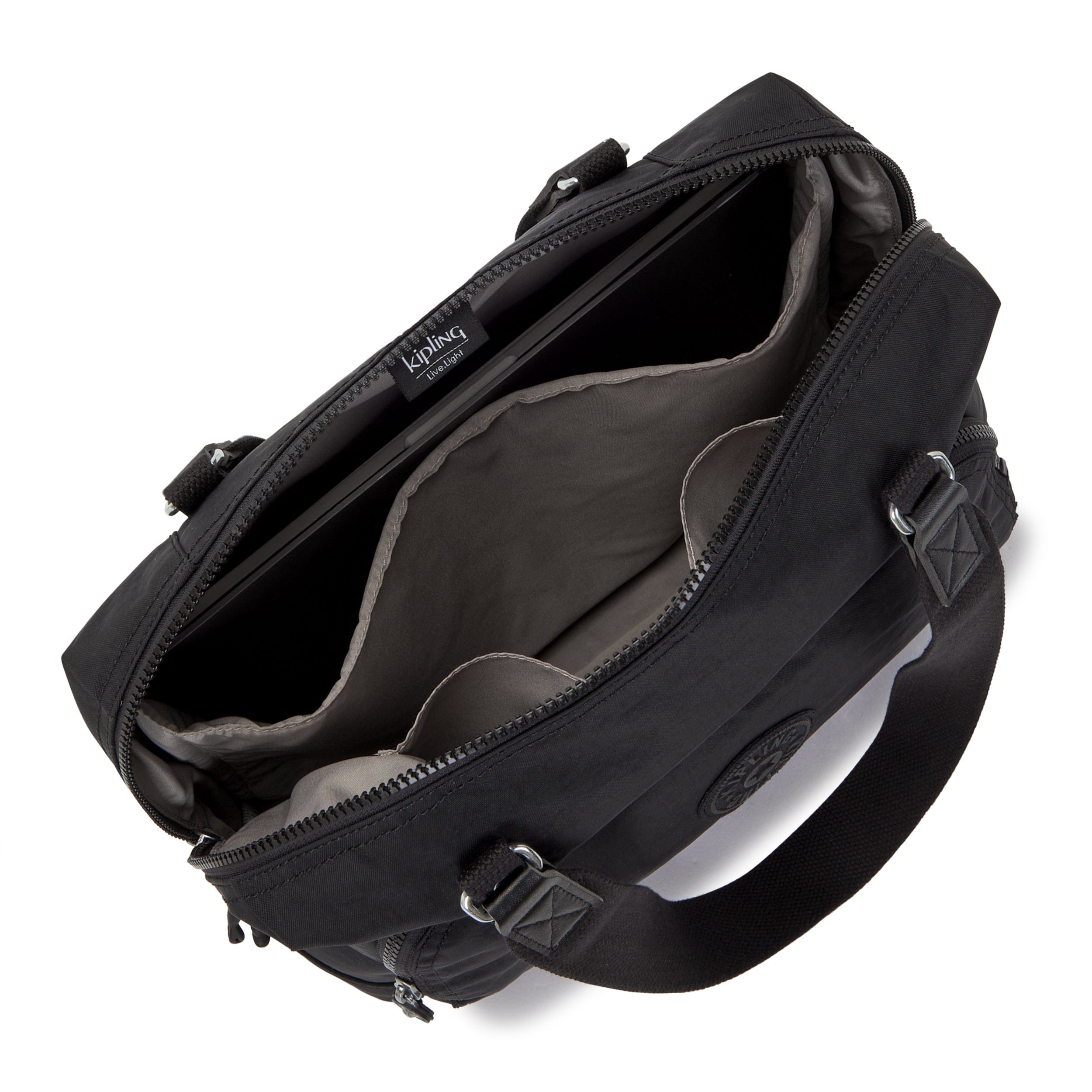 Kipling Linza Black Noir Large Shoulder Bag C2I7870-P39