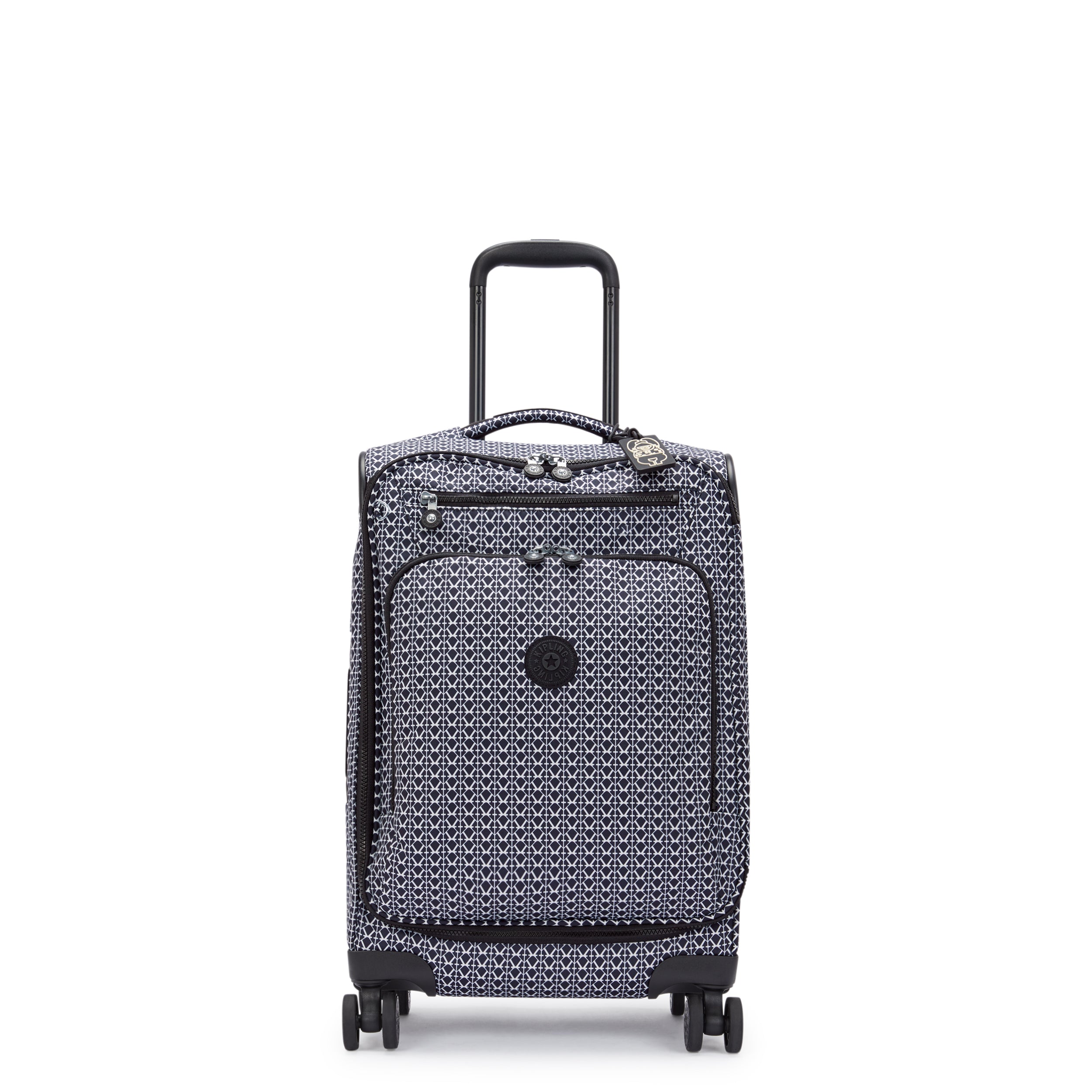 KIPLING-New Youri Spin S-Small cabin size spinner-Signature Print-I7916-DD2