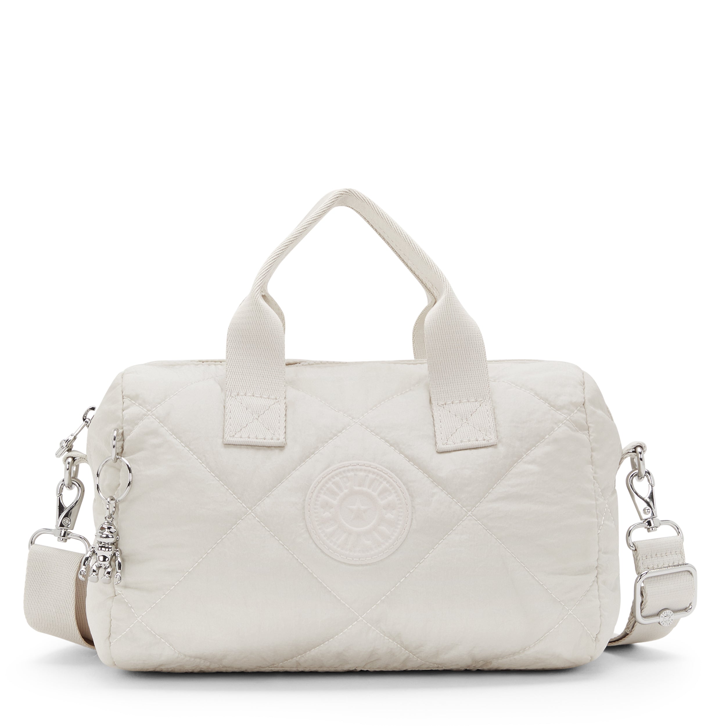 KIPLING-Bina M-Medium handbag (with detachable shoulderstrap)-Airy Beige Ql-I7934-CH2