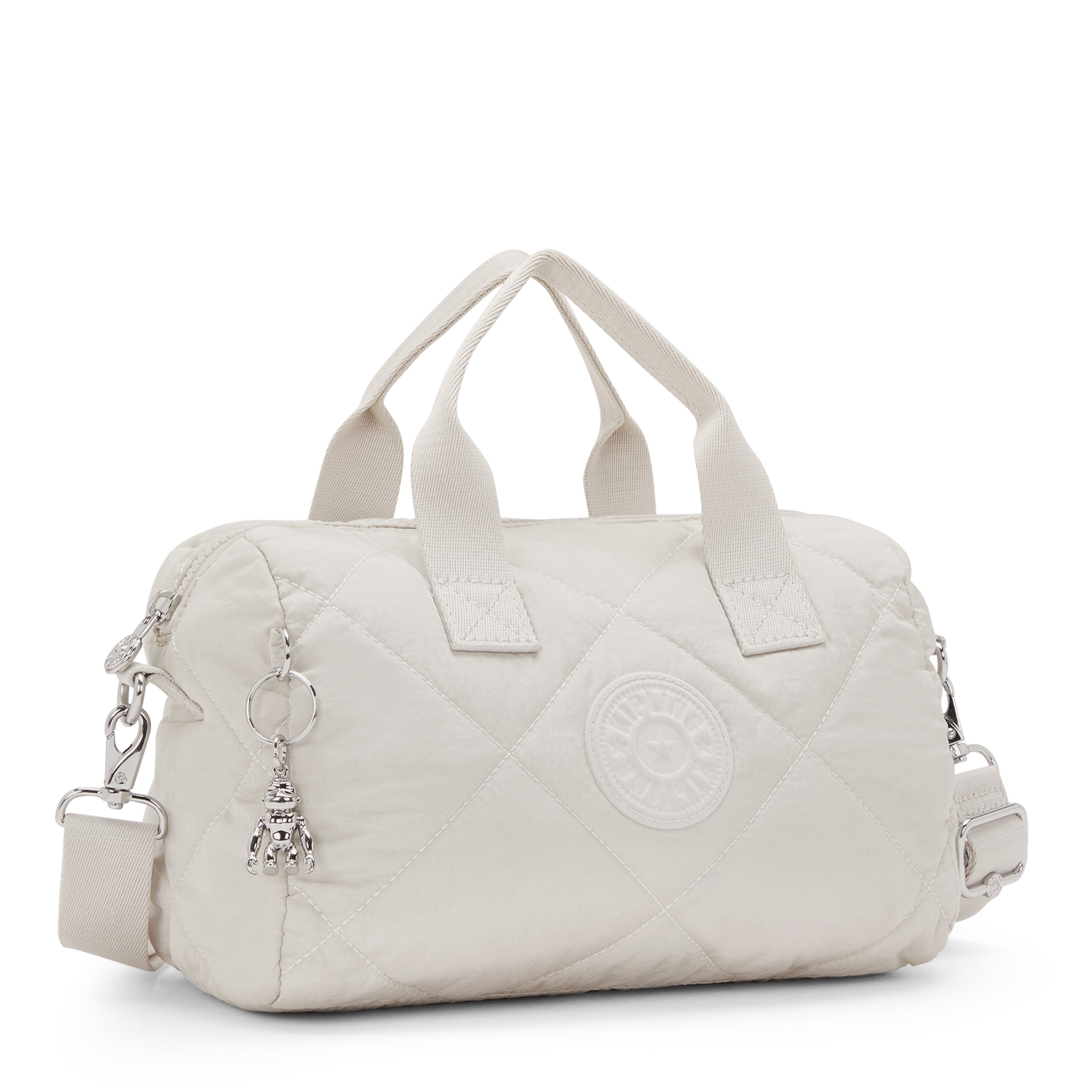KIPLING-Bina M-Medium handbag (with detachable shoulderstrap)-Airy Beige Ql-I7934-CH2