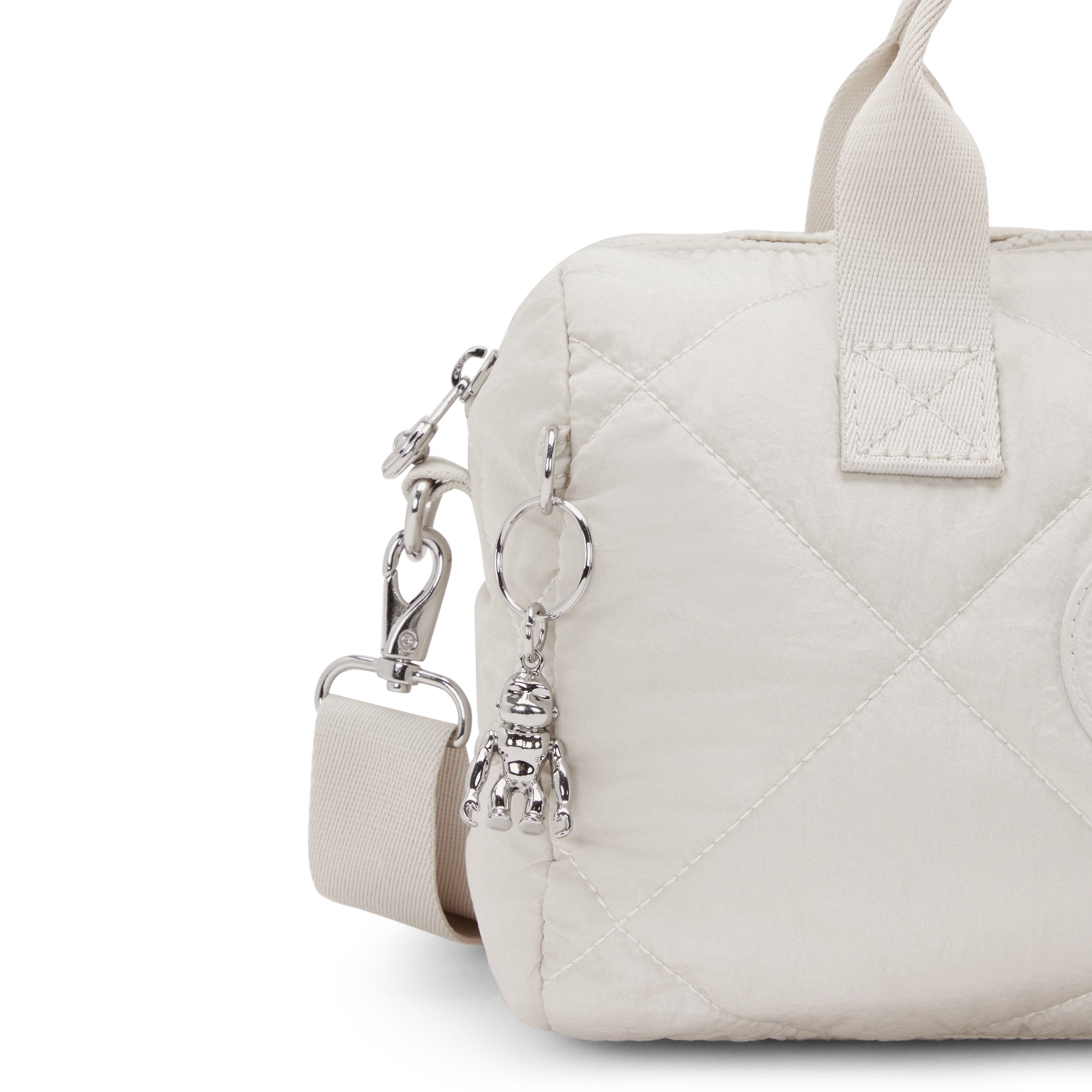 KIPLING-Bina M-Medium handbag (with detachable shoulderstrap)-Airy Beige Ql-I7934-CH2