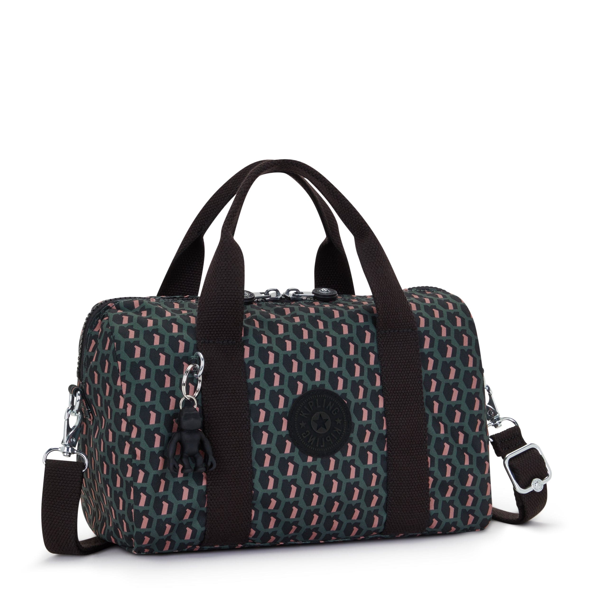Kipling-Bina M-Medium Handbag (With Detachable Shoulderstrap)-3D K Pink-I7990-E1A