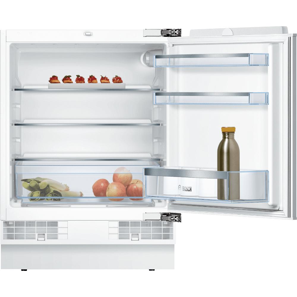 Bosch Series 6 Built-Under Refrigerator 82 x 60 cm flat hinge, LED interior light, KUR15AFF0M, 1 Year Manufacturer Warranty