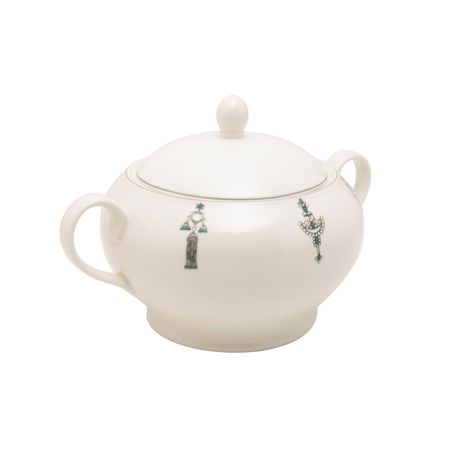 L'atelier FB Emerald Soup Tureen with Lid - 2800 cc. - TC 4711 015 - Jashanmal Home