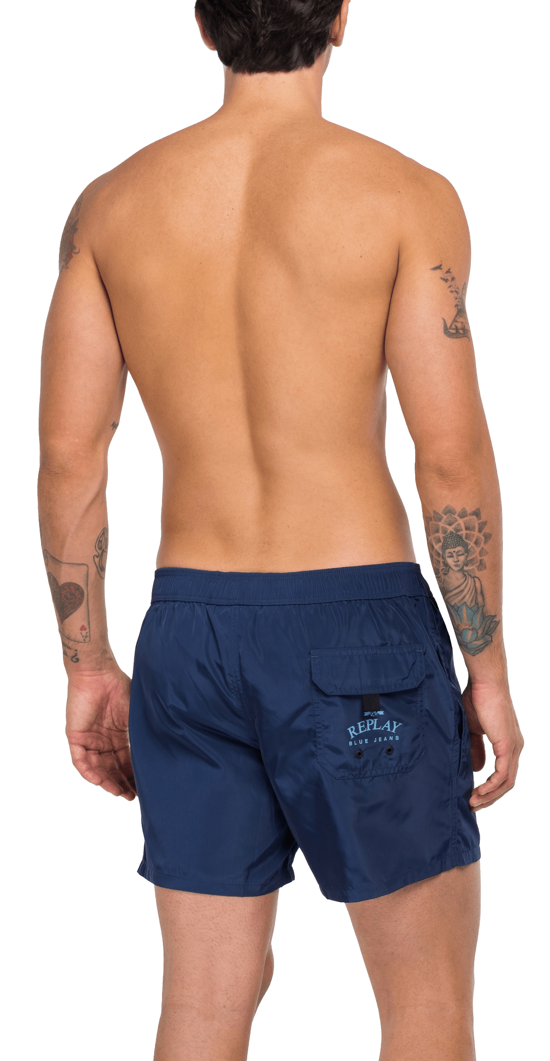 Replay Blue Jeans Swimming Trunks
