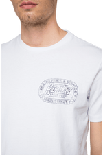 Crewneck Replay T-Shirt With Abrasions