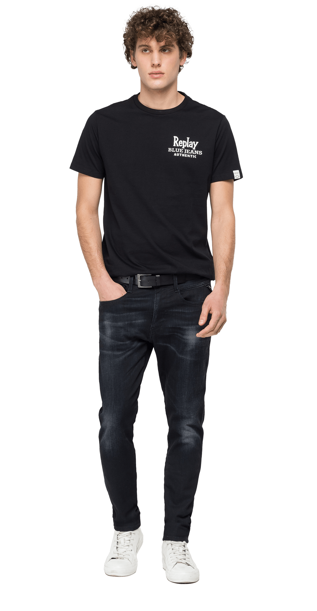 Replay Blue Jeans Organic Cotton T-Shirt