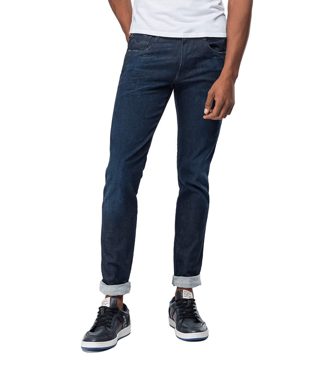 SLIM FIT HYPERFLEX ANBASS JEANS CLOUDS