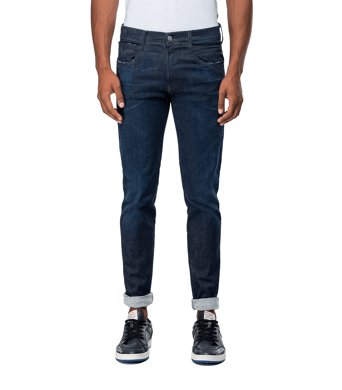 SLIM FIT HYPERFLEX ANBASS JEANS CLOUDS