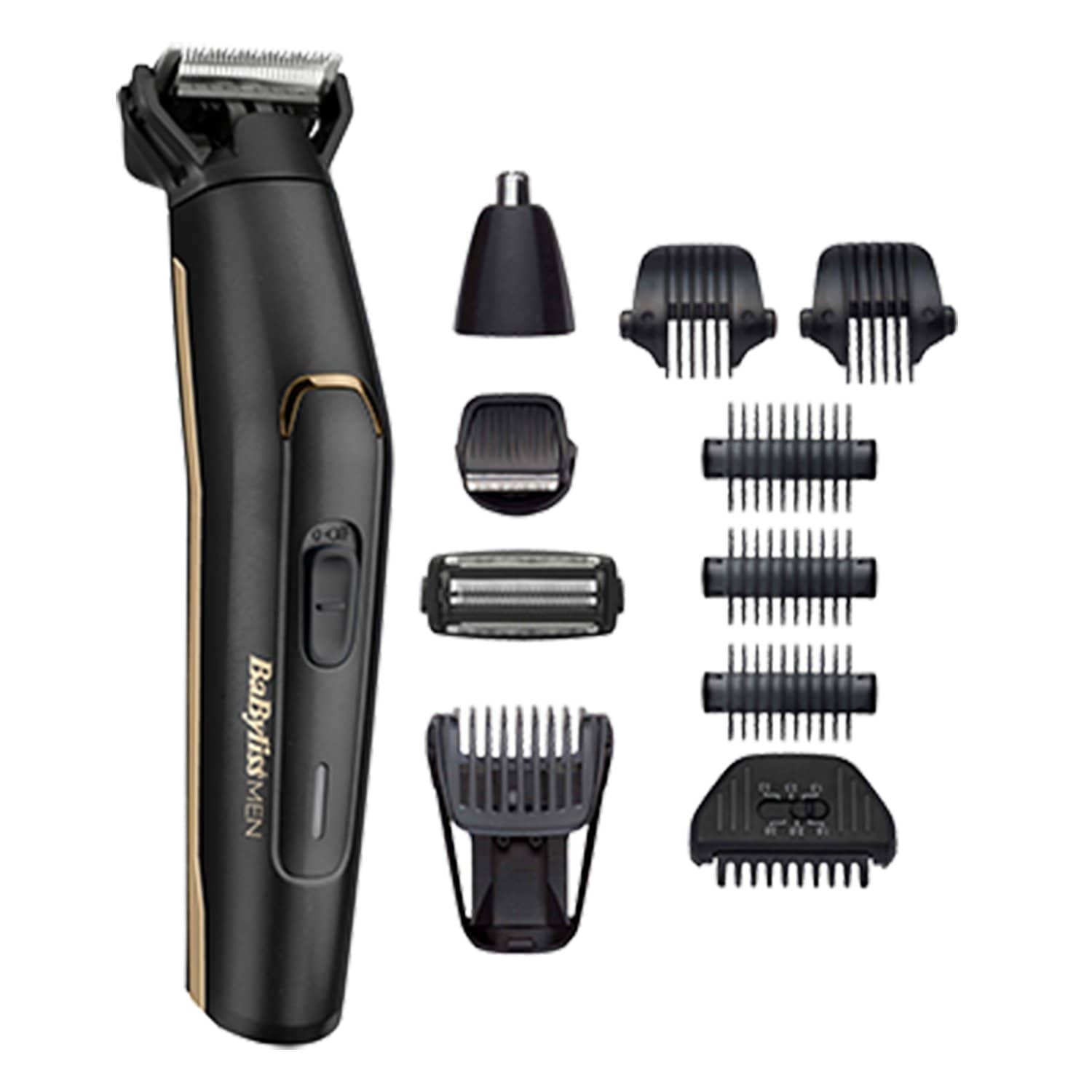 BABYLISS طقم تشذيب متعدد الكربون من التيتانيوم المقاوم للماء 11 في 1 - MT860SDE