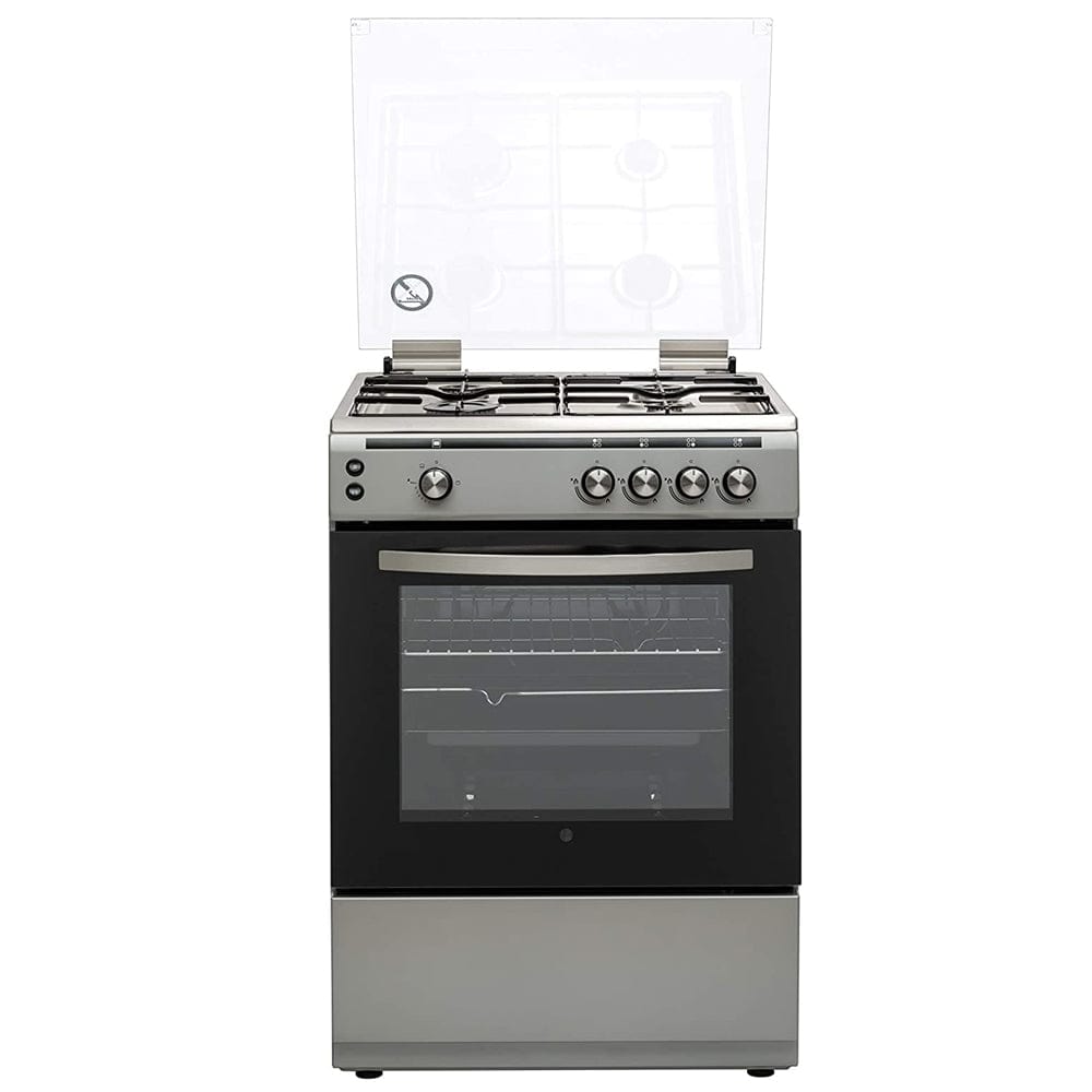 Hoover 60X60 Full Gas Cooker, Siver - Fgc6060-S1V (Made In Turkey)