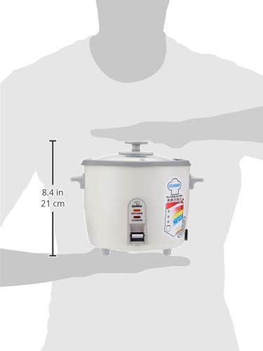 Electronic Rice Cooker And Warmer 1.0 Litre  White