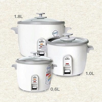 Zojirushi 1.8L White Electronic Rice Cooker And Warmer
