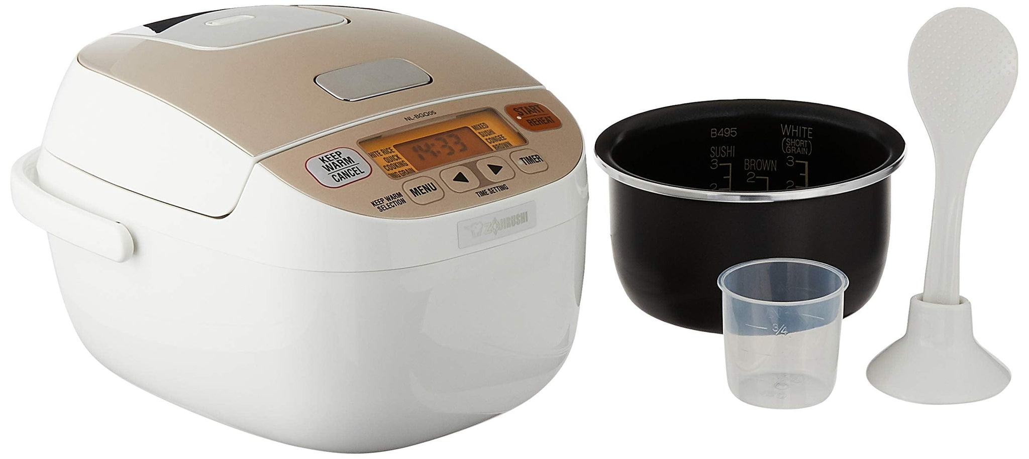 Zojirushi 0.5L Stainless Electronic Rice Cooker And Warmer