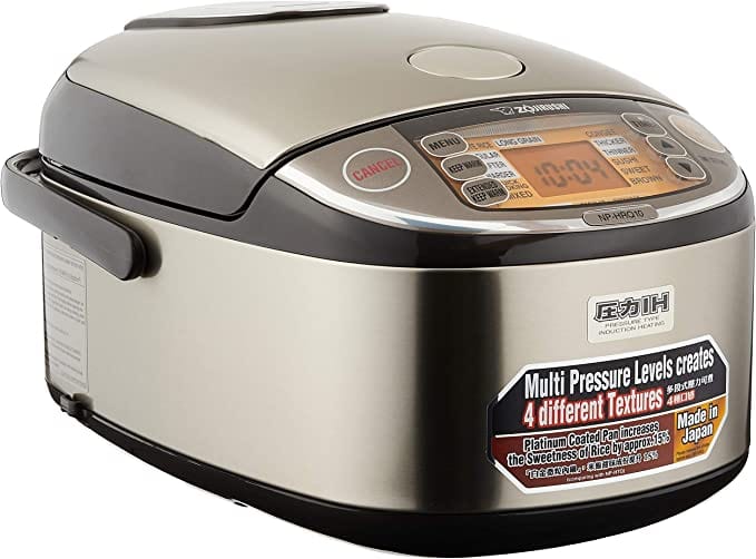 Zojirushi Electronic Rice Cooker/ Warmer 1.0 Ltr- Stainless Brown