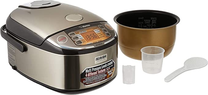 Zojirushi Electronic Rice Cooker/ Warmer 1.0 Ltr- Stainless Brown