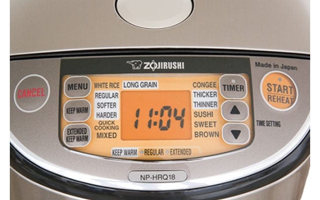 Zojirushi Electronic Rice Cooker/ Warmer 1.8 Lt- Stainless Brown