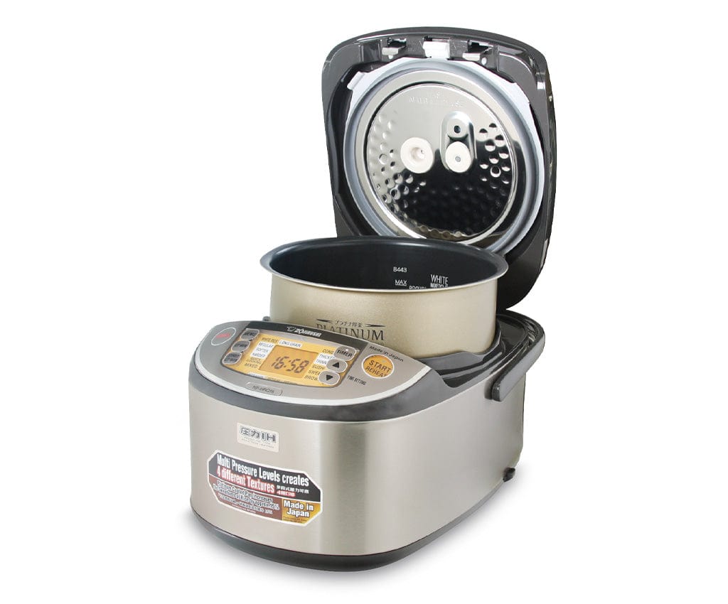Zojirushi Electronic Rice Cooker/ Warmer 1.8 Lt- Stainless Brown