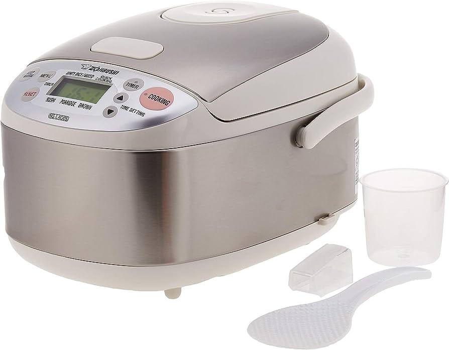 Electronic Rice Cooker And Warmer 0.5 Litre  Stainless