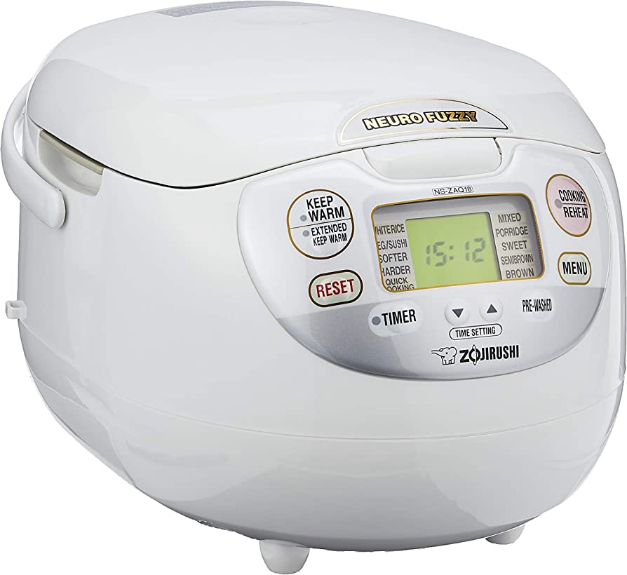 Zojirushi Electronic Rice Cooker/ Warmer 1.8 Ltr- Premium White