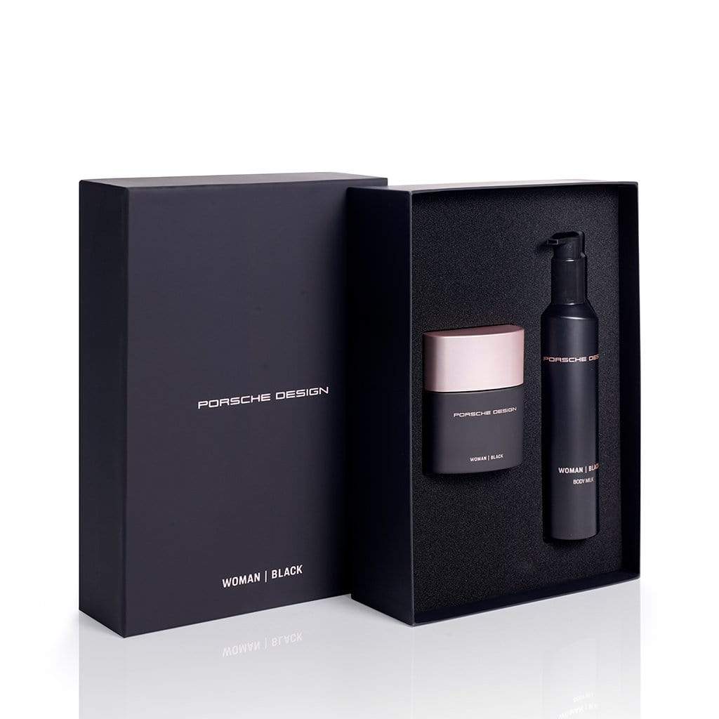 PORSCHE DESIGN WOMAN BLACK G-SET (EDP 50ML + BODY MILK 200ML) - PORSET801600