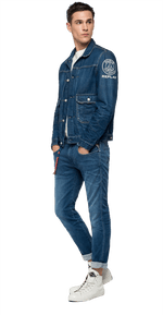REPLAY PSG BRIGHT BLUE JACKET