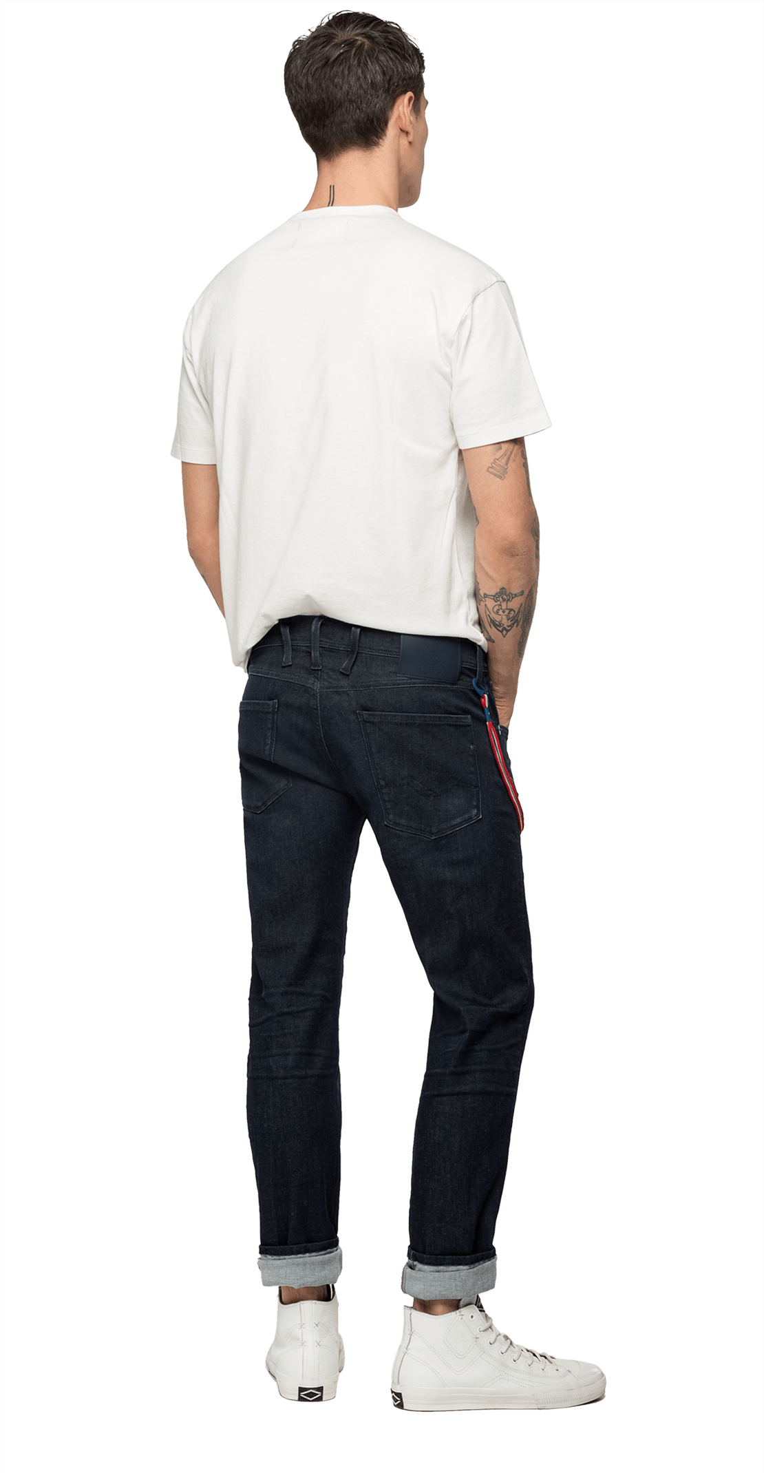 REPLAY PSG ANBASS HYPERFLEX BIO SLIM-FIT JEANS