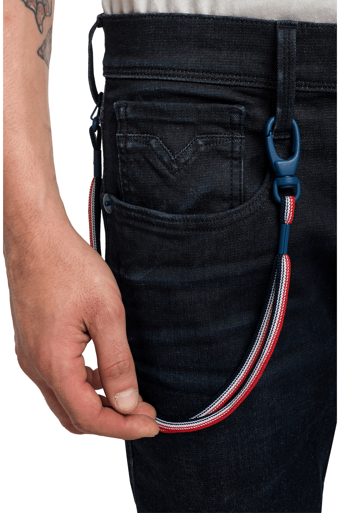 REPLAY PSG ANBASS HYPERFLEX BIO SLIM-FIT JEANS