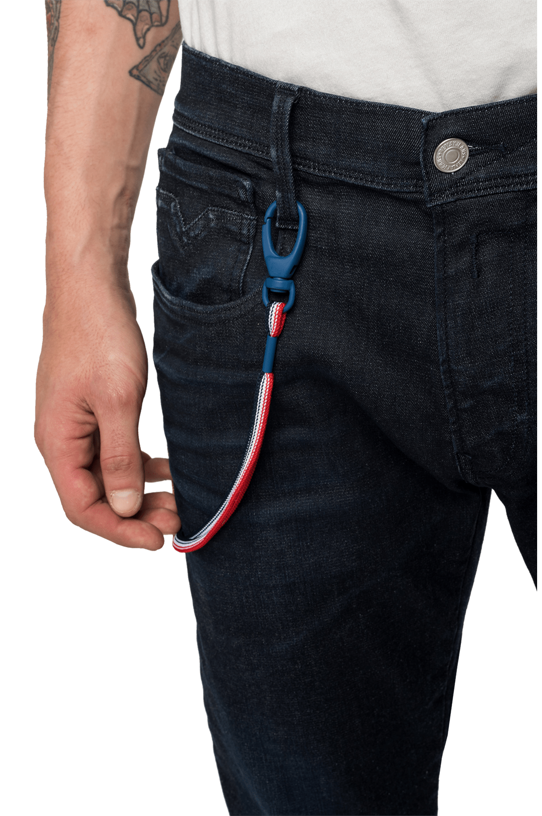 REPLAY PSG ANBASS HYPERFLEX BIO SLIM-FIT JEANS