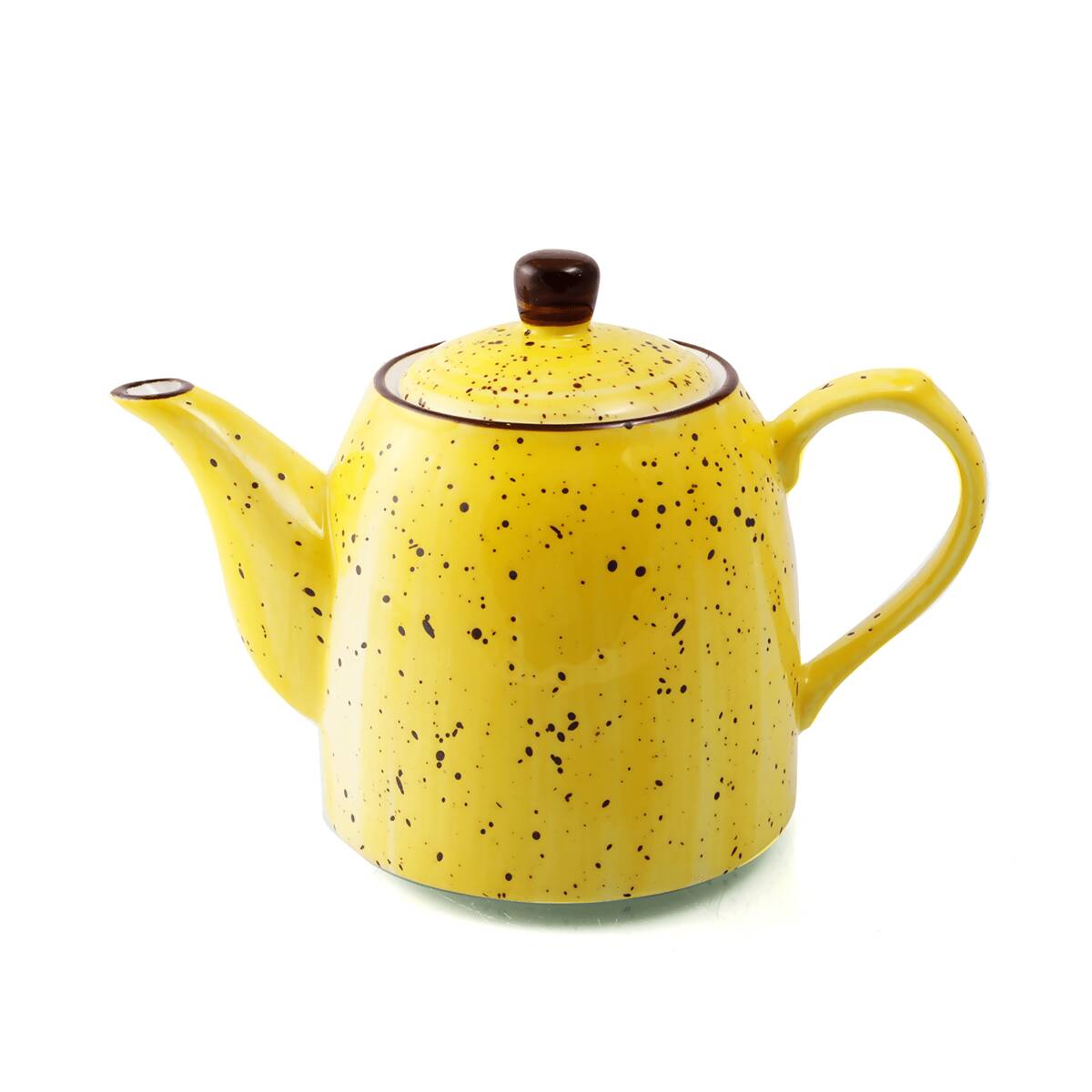 Porceletta Yellow Color Glazed Porcelain Coffee Pot