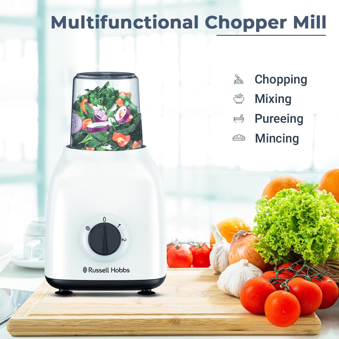 Russell Hobbs Blender with Mill Blender and 2 Mills