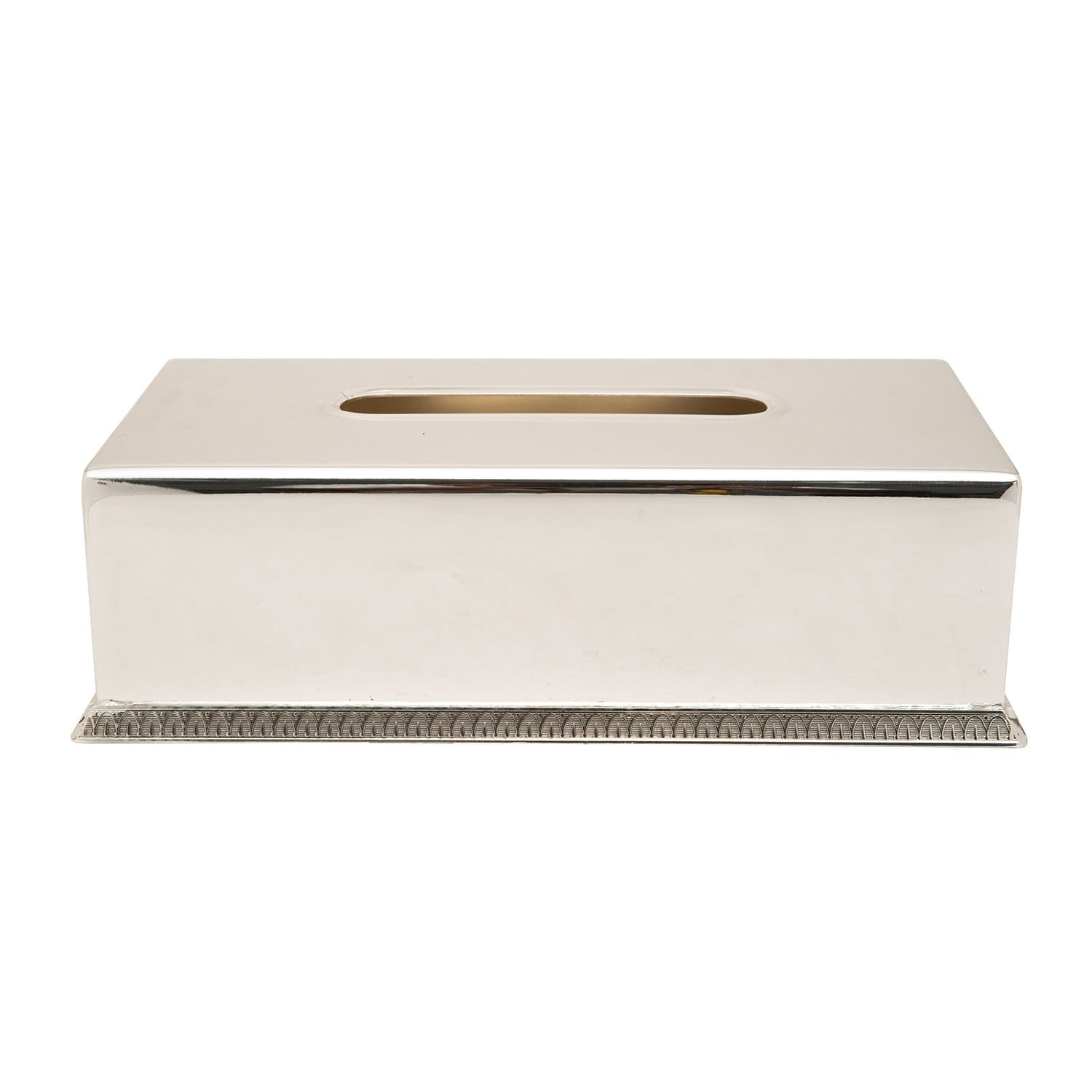 SILVER PLATED TISSUE BOX