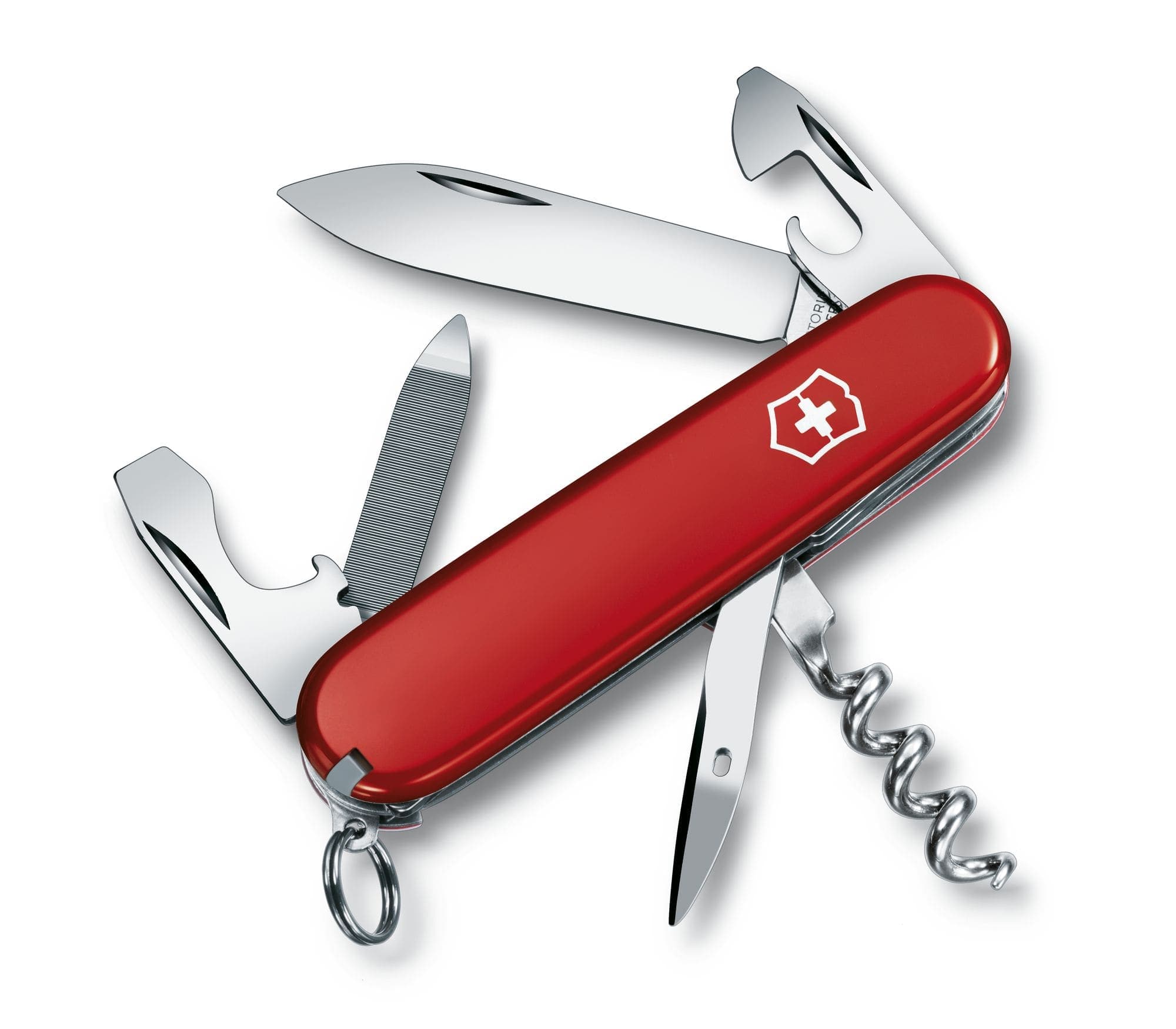 VICTORINOX SWISS ARMY KNIFE OFFICERS KNIFE SPORTSMAN WITH 13 FUNCTIONS - 0.3803.B1
