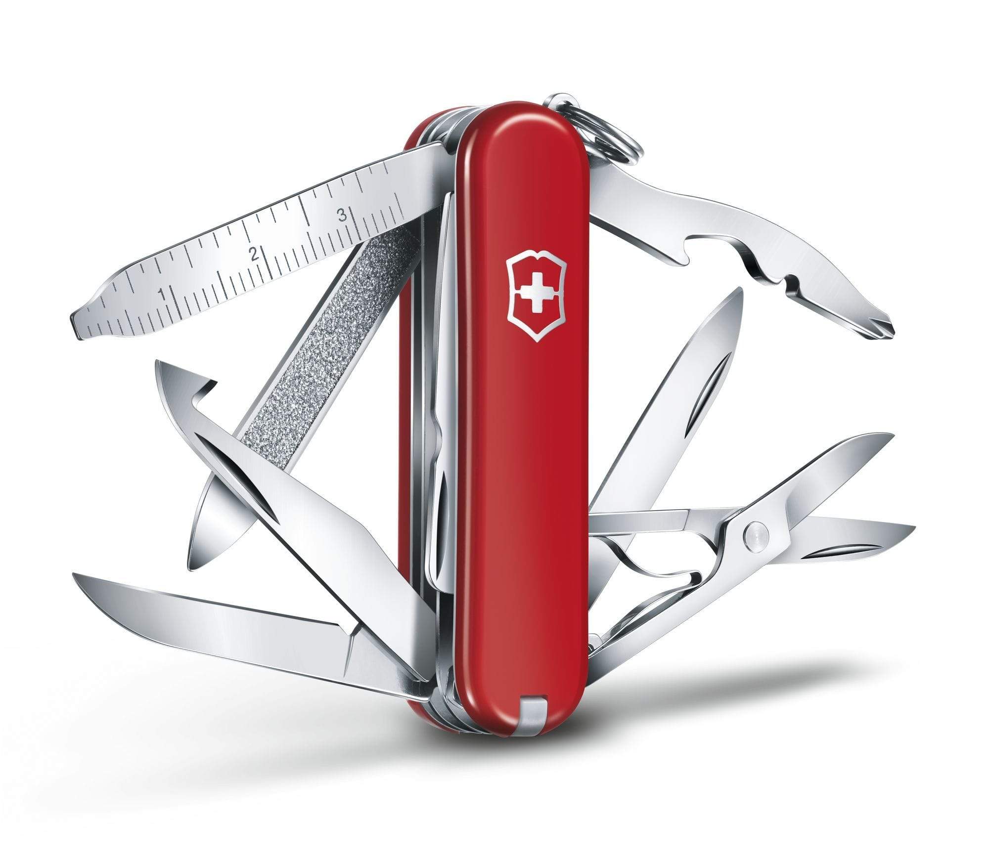 Victorinox Swiss Army Knife Knife Minichamp 58mm Red With 18 Functions - 0.6385