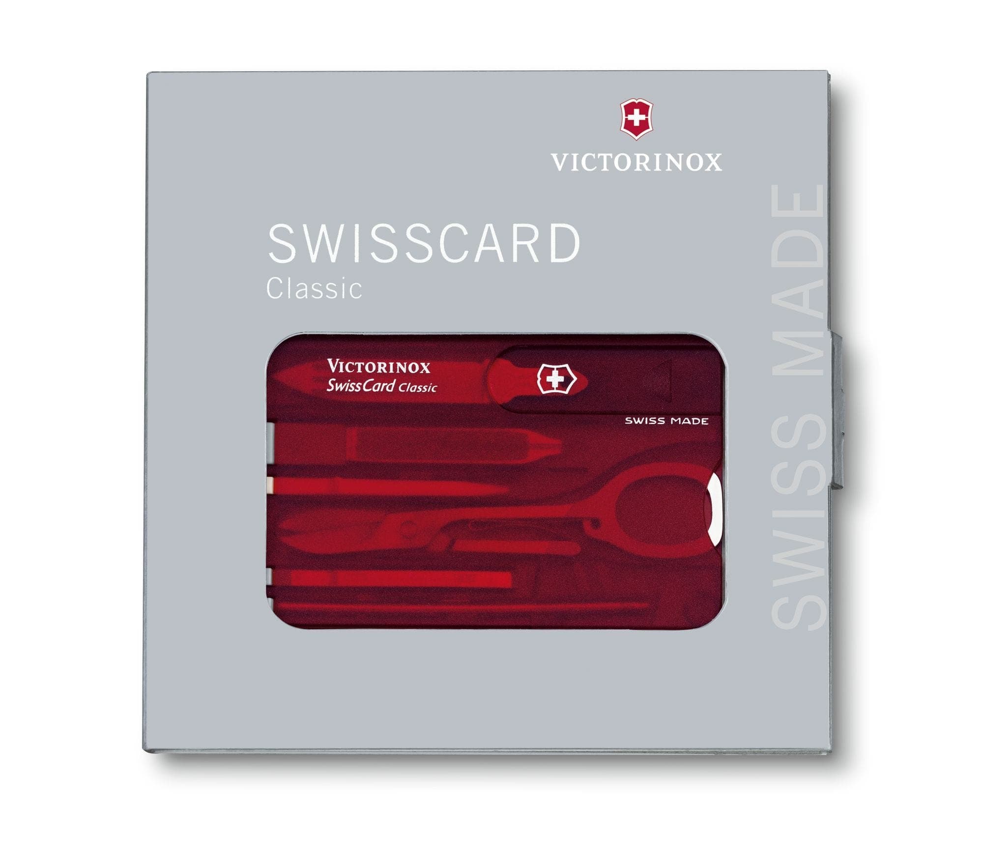 Victorinox Swiss Card Classic Pocket Knife - Red - 0.7100.T - Jashanmal Home