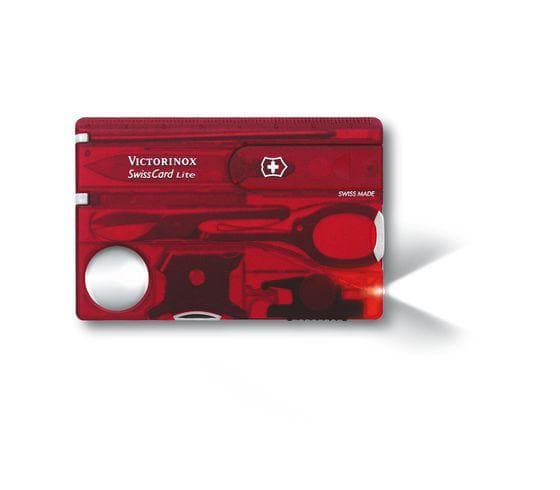 Victorinox Swisscard Lite Red Translucent - 0.7300.T - Jashanmal Home