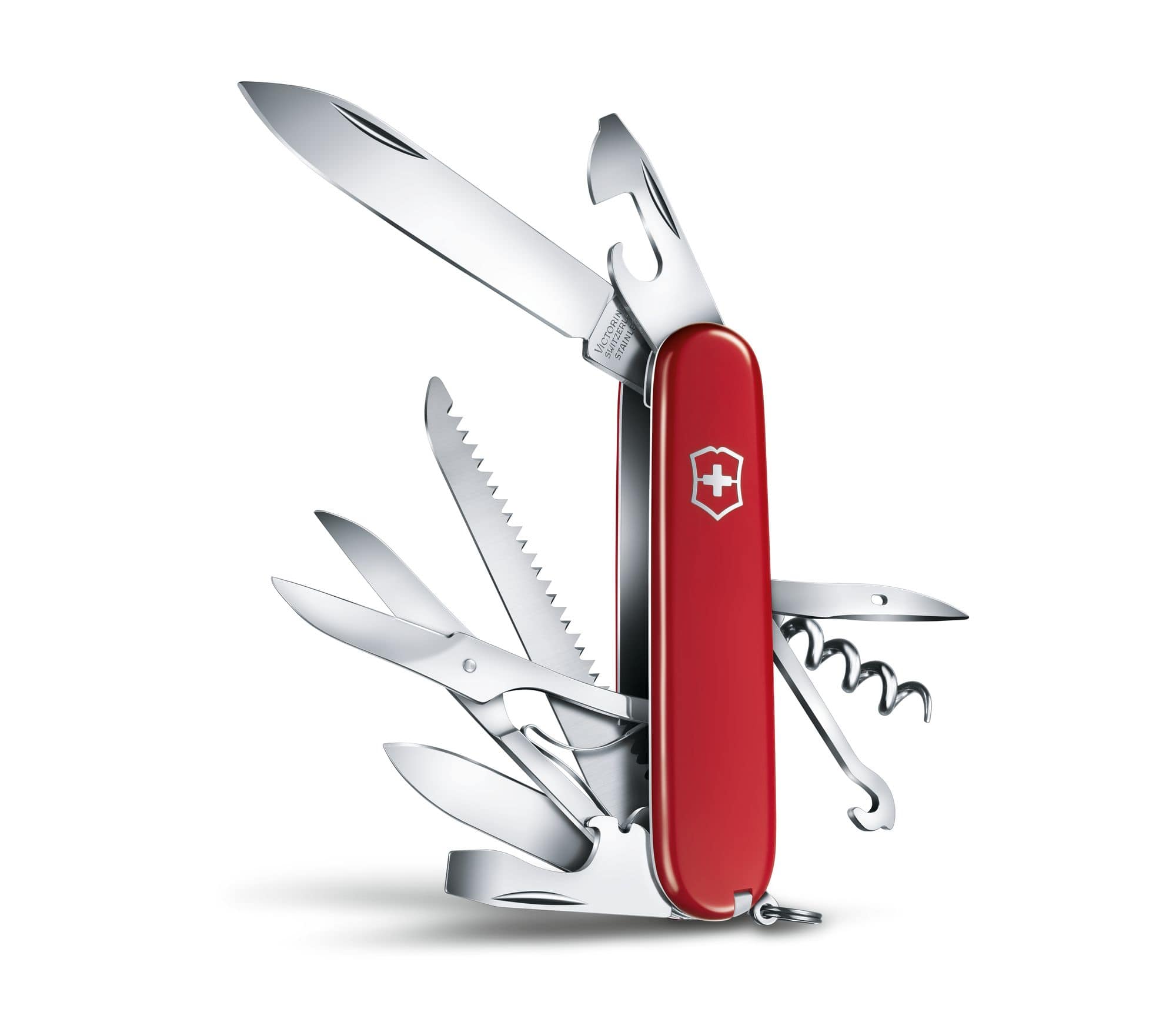 Victorinox Swiss Army Knife Huntsman 91mm Red With 15 Functions - 1.3713/B1