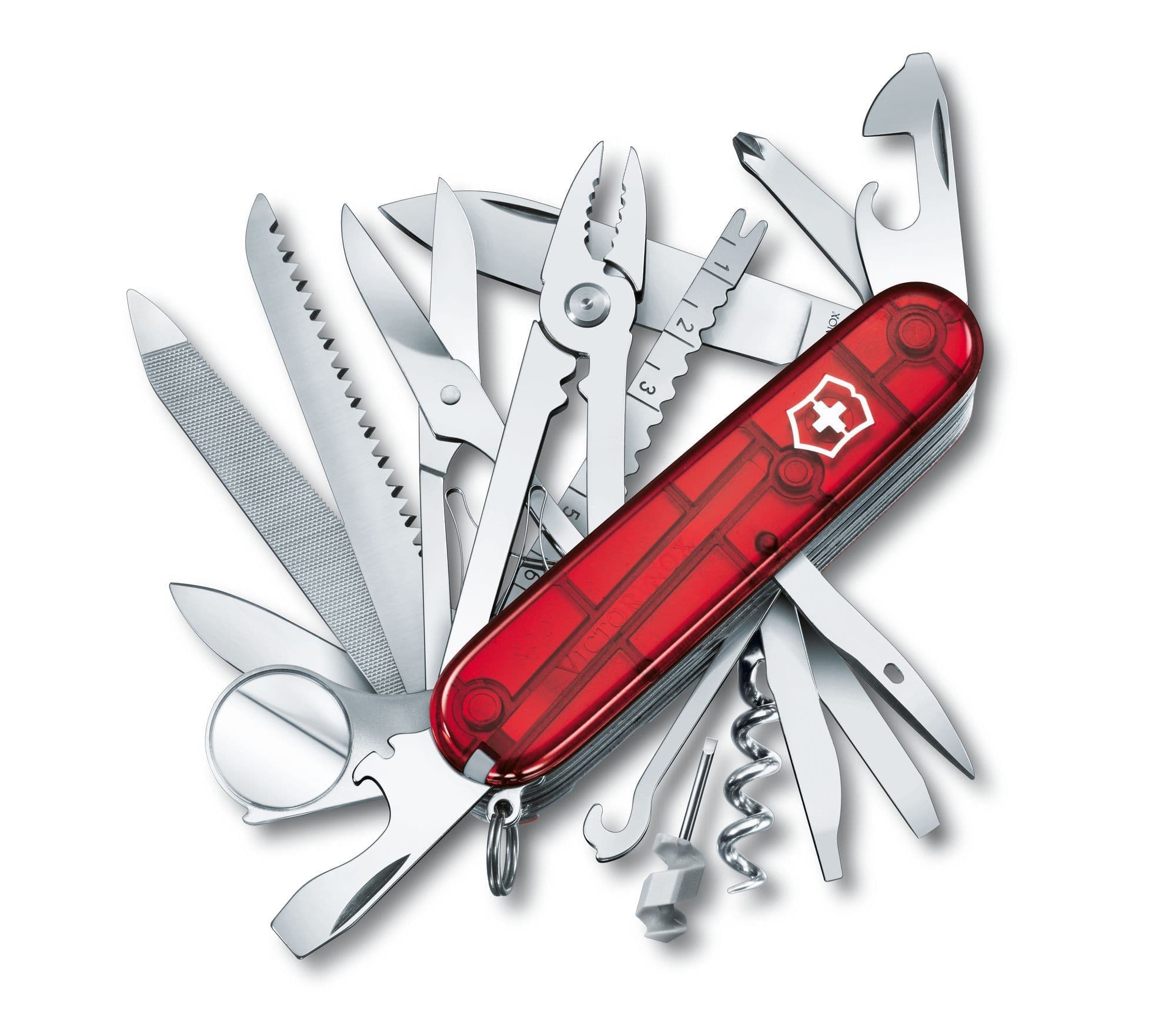 VICTORINOX SWISS ARMY KNIFE SWISS CHAMP RED WITH 23 FUNCTIONS - 1.6795.T