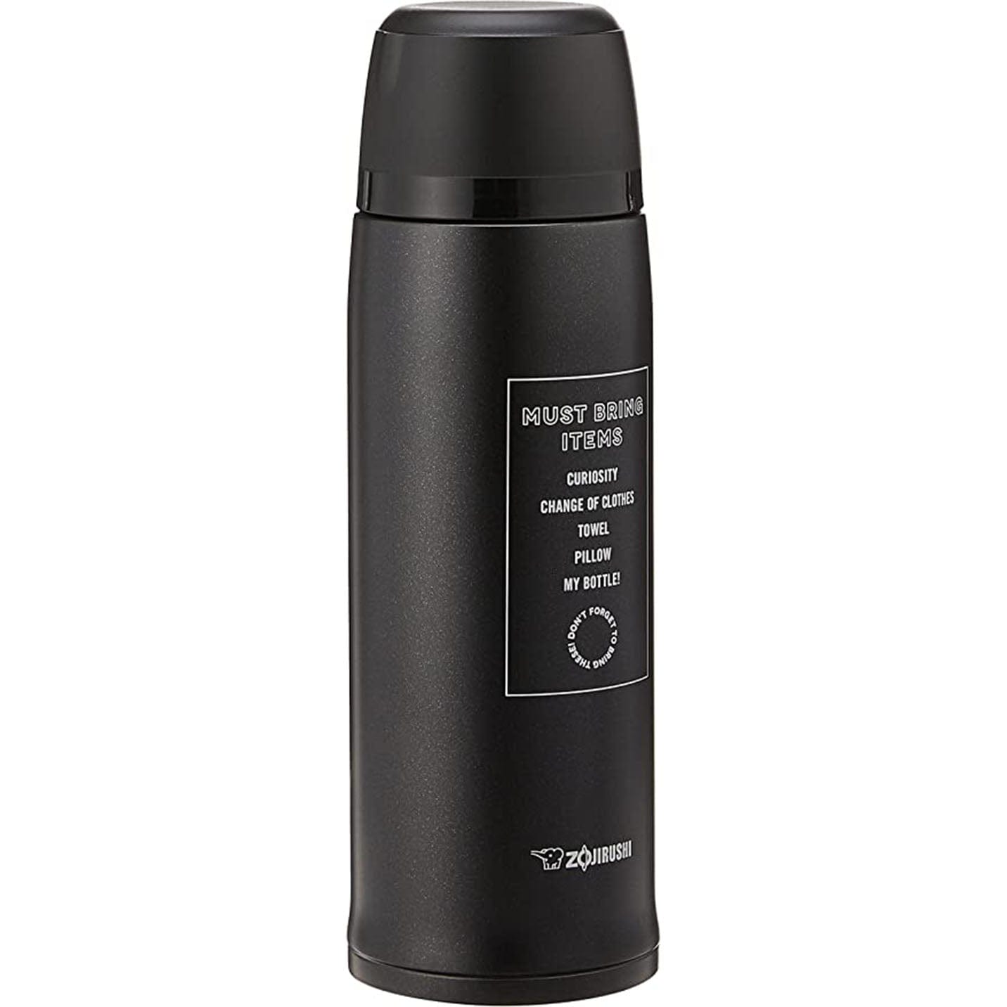 Zojirushi Stainless Steel Vacuum Flask With Cup, 0-82 Ltr Capacity, Black
