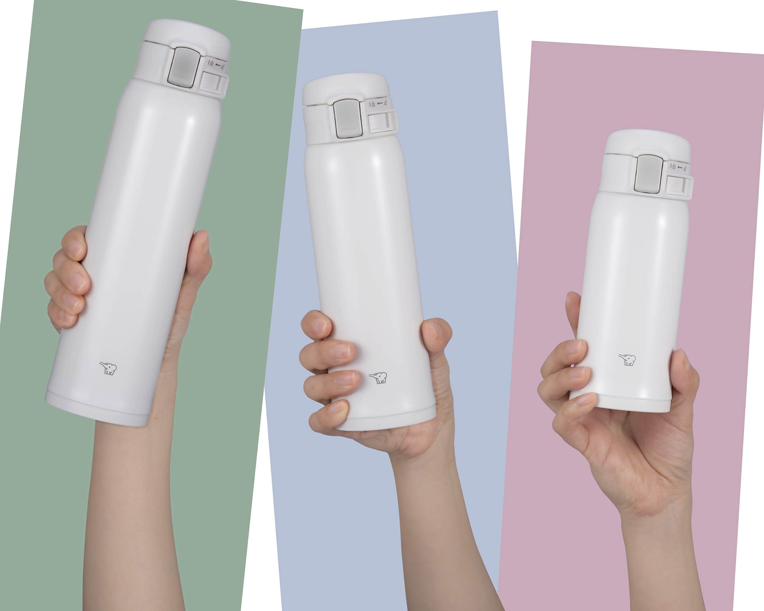 Zojirushi Stainless Steel Vacuum Bottle 0.48L - White