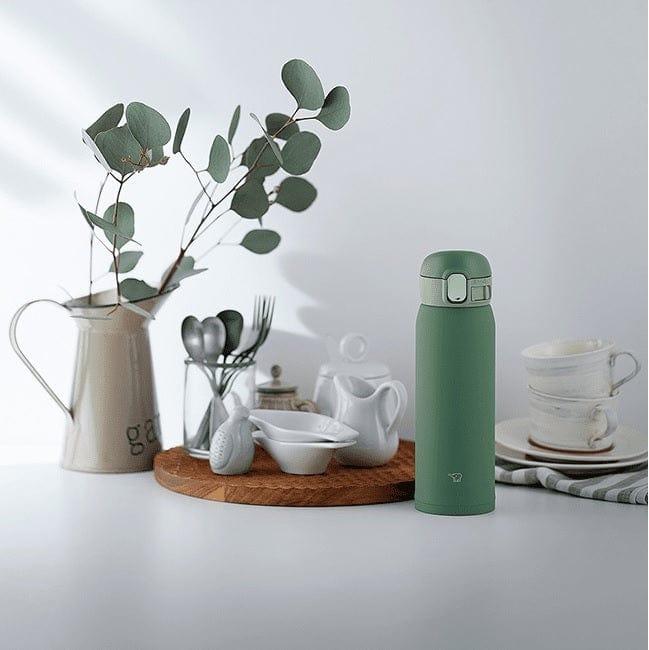Zojirushi Stainless Steel Vacuum Bottle 0.48L - Khaki